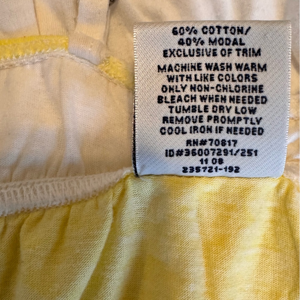 Y2K PINK Victoria's Secret Yellow and White Nightie Chemise Size Medium - Picture 10 of 11